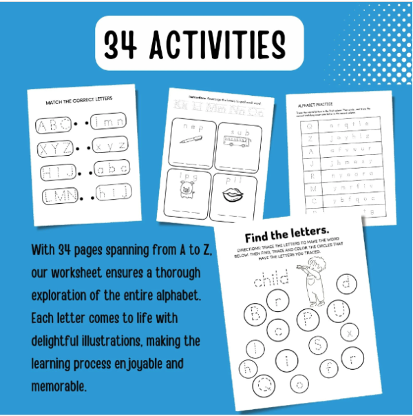 Learn the Alphabet Worksheets - Image 3